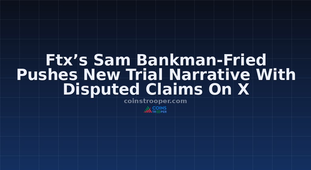 Ftx’s Sam Bankman-Fried Pushes New Trial Narrative With Disputed Claims On X