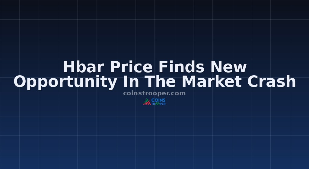 Hbar Price Finds New Opportunity In The Market Crash