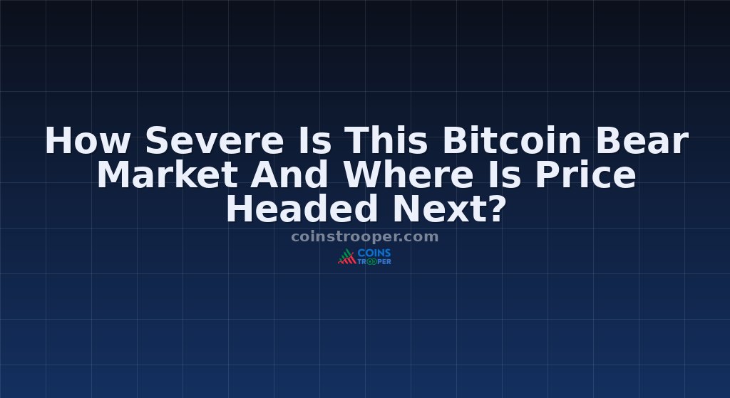 How Severe Is This Bitcoin Bear Market And Where Is Price Headed Next?
