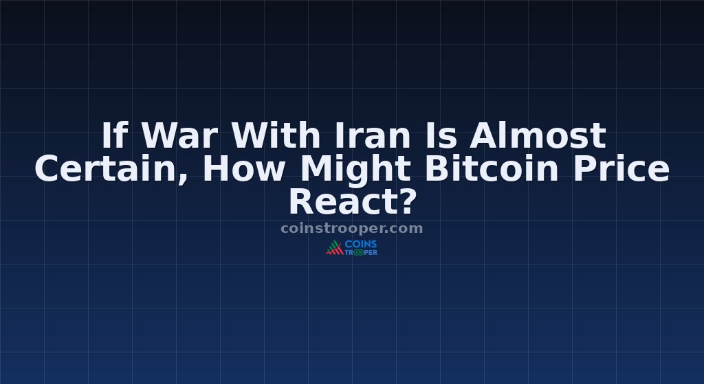 If War With Iran Is Almost Certain, How Might Bitcoin Price React?