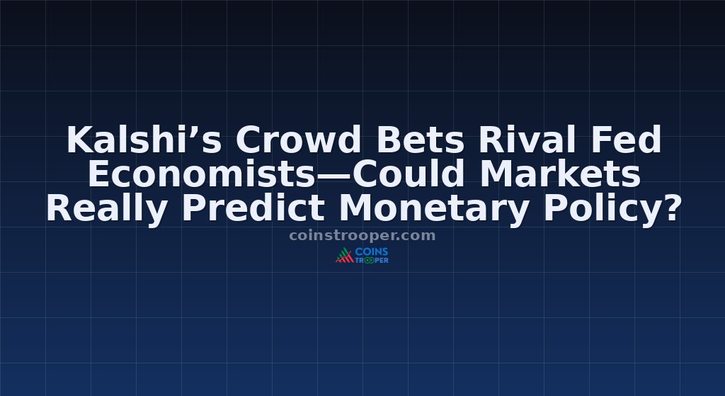 Kalshi’s Crowd Bets Rival Fed Economists—Could Markets Really Predict Monetary Policy?