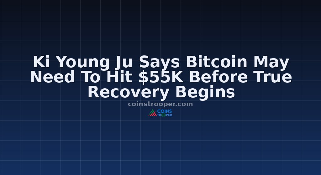 Ki Young Ju Says Bitcoin May Need To Hit $55K Before True Recovery Begins