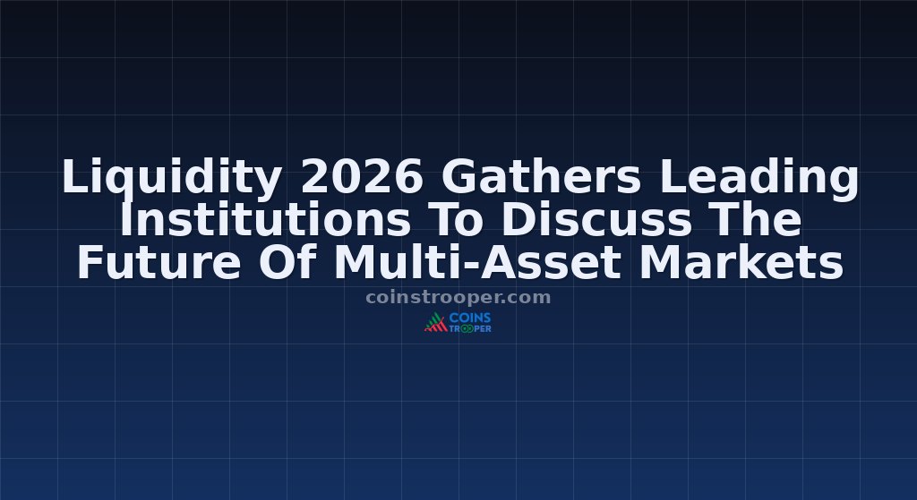 Liquidity 2026 Gathers Leading Institutions To Discuss The Future Of Multi-Asset Markets