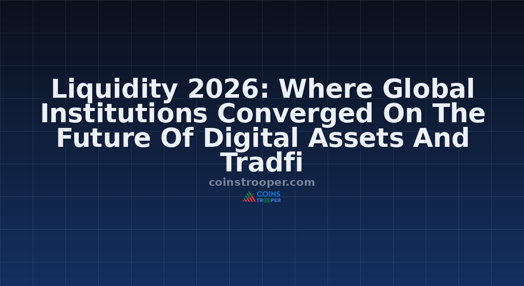 Liquidity 2026: Where Global Institutions Converged On The Future Of Digital Assets And Tradfi