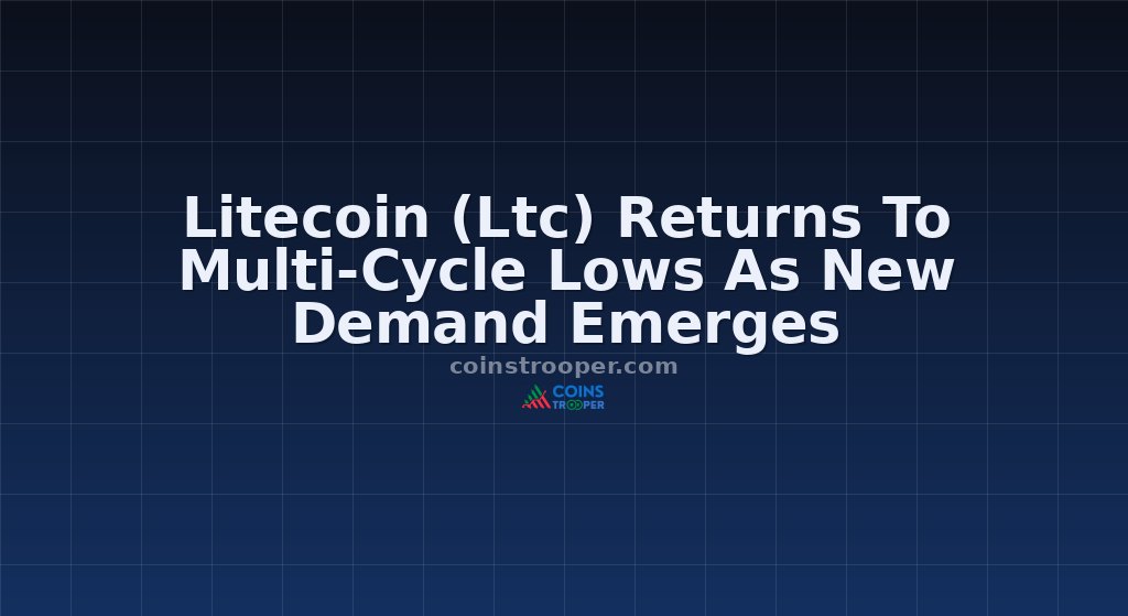 Litecoin (Ltc) Returns To Multi-Cycle Lows As New Demand Emerges