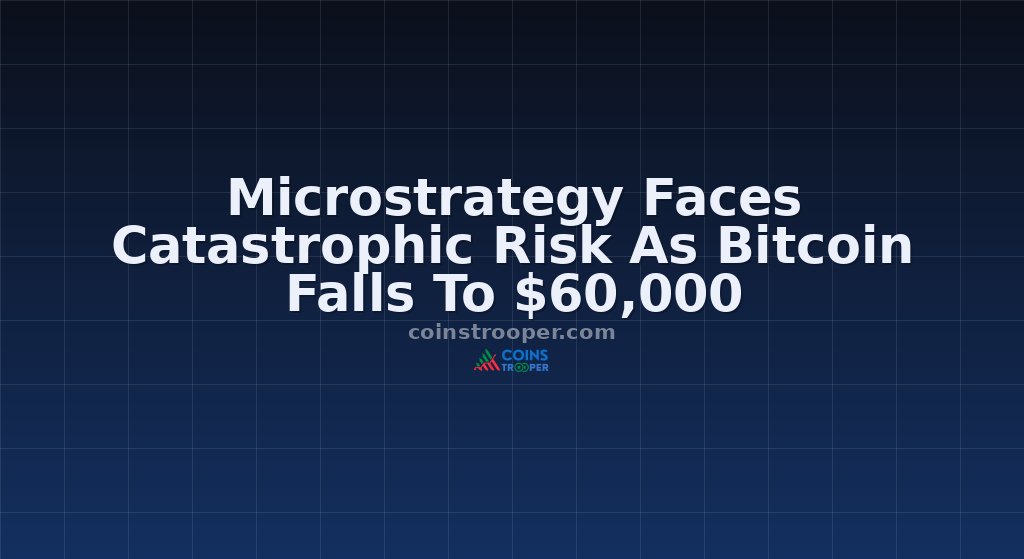 Microstrategy Faces Catastrophic Risk As Bitcoin Falls To $60,000