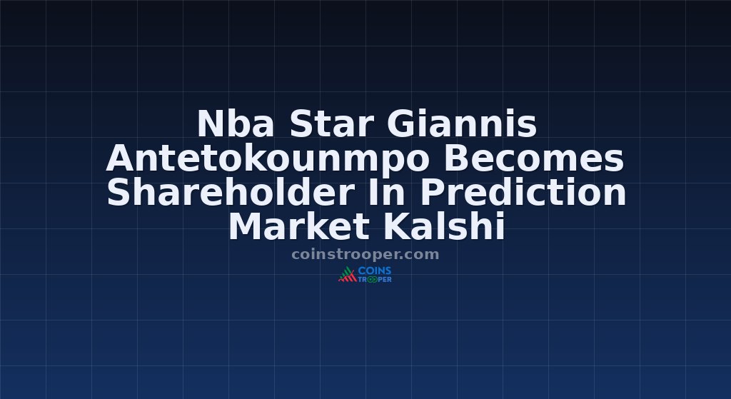 Nba Star Giannis Antetokounmpo Becomes Shareholder In Prediction Market Kalshi