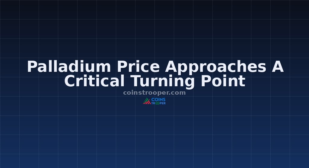 Palladium Price Approaches A Critical Turning Point