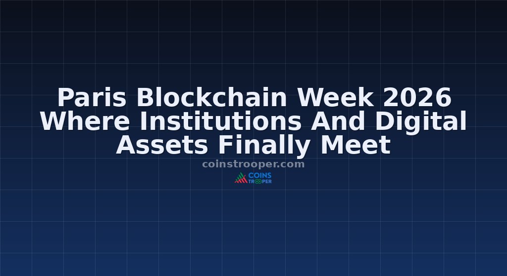 Paris Blockchain Week 2026 Where Institutions And Digital Assets Finally Meet