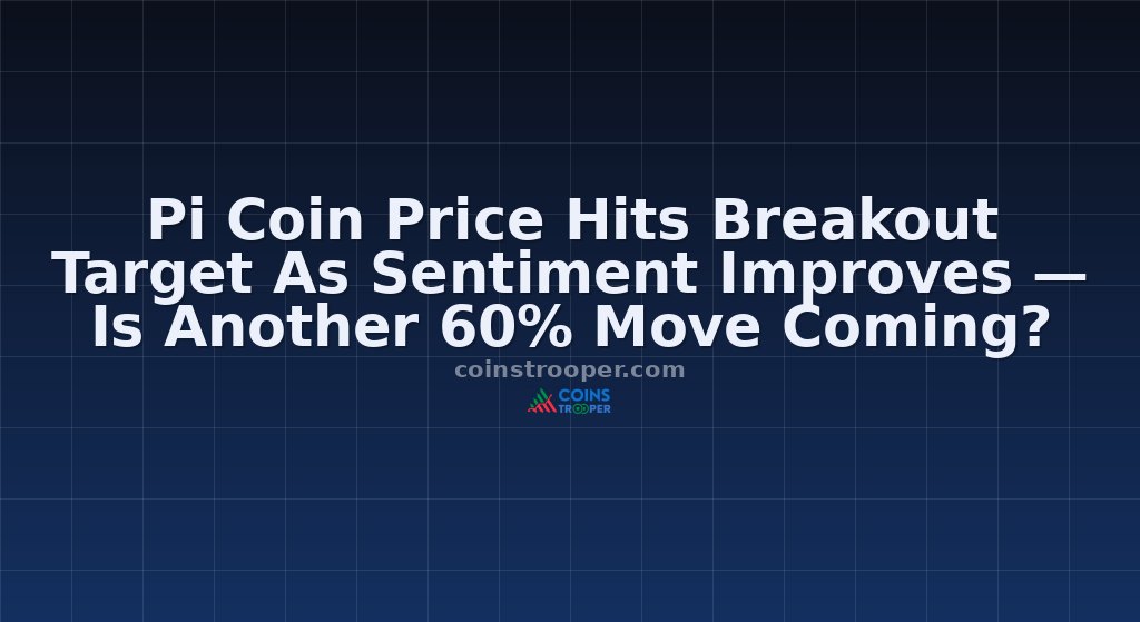 Pi Coin Price Hits Breakout Target As Sentiment Improves — Is Another 60% Move Coming?