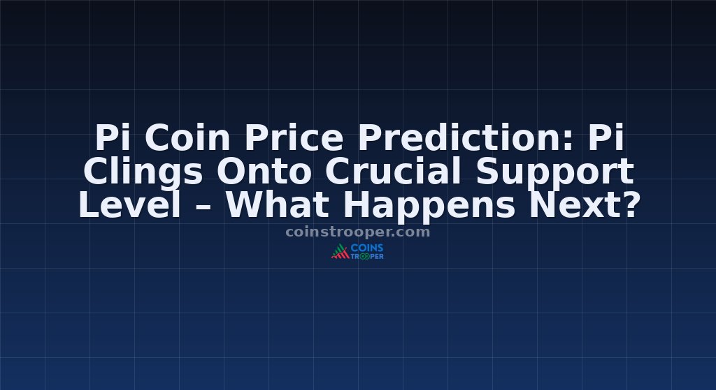 Pi Coin Price Prediction: Pi Clings Onto Crucial Support Level – What Happens Next?