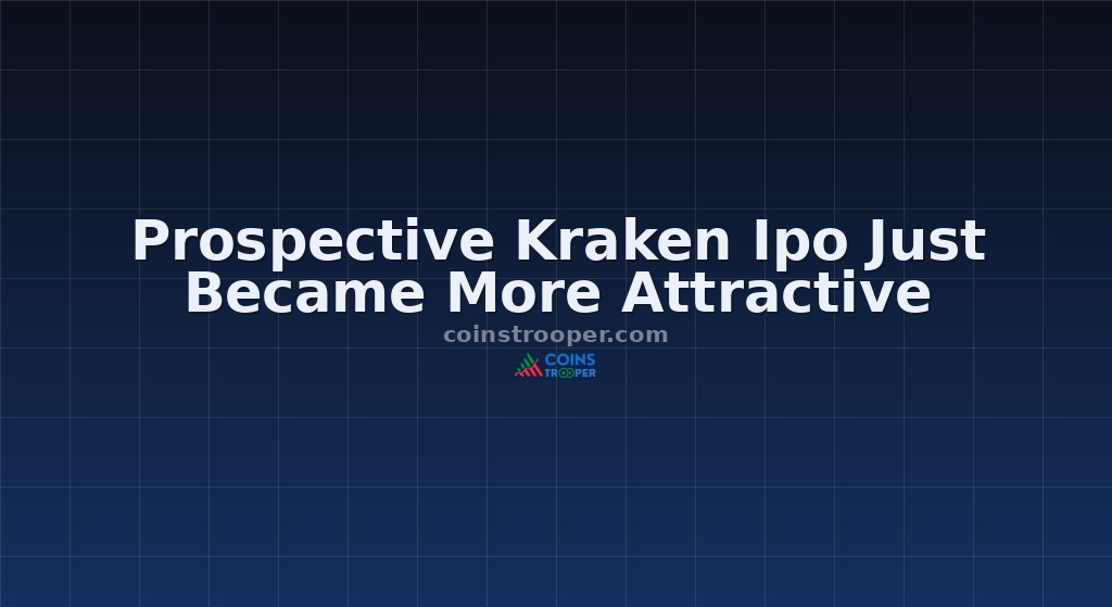 Prospective Kraken Ipo Just Became More Attractive