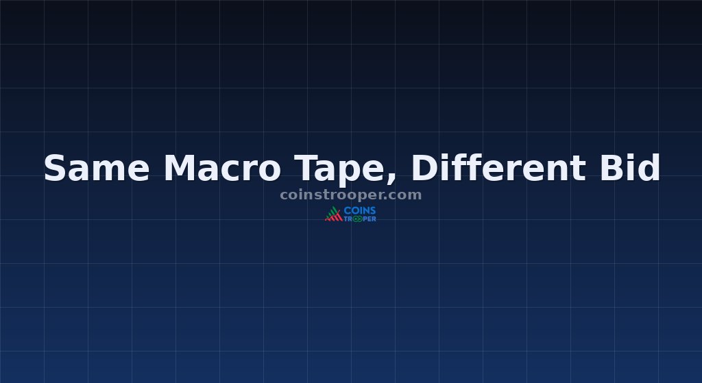 Same Macro Tape, Different Bid