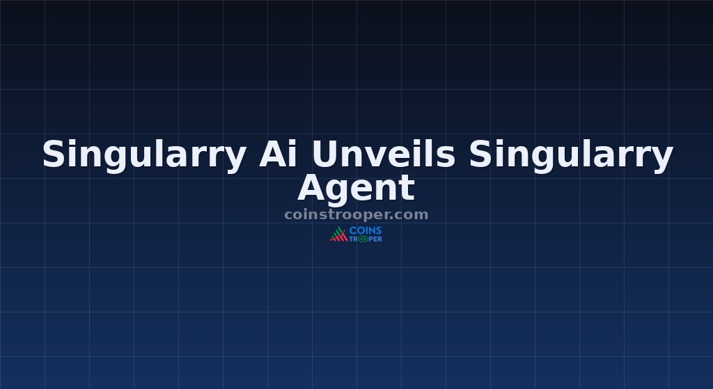 Singularry Ai Unveils Singularry Agent