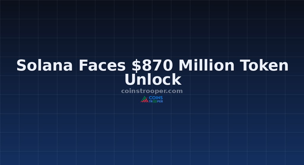 Solana Faces $870 Million Token Unlock