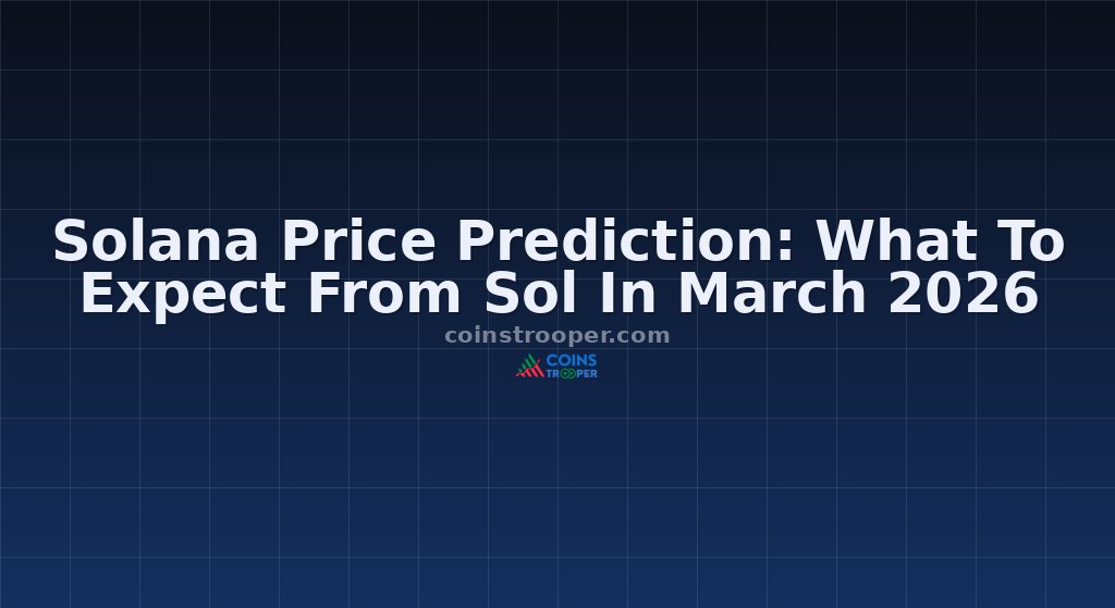 Solana Price Prediction: What To Expect From Sol In March 2026