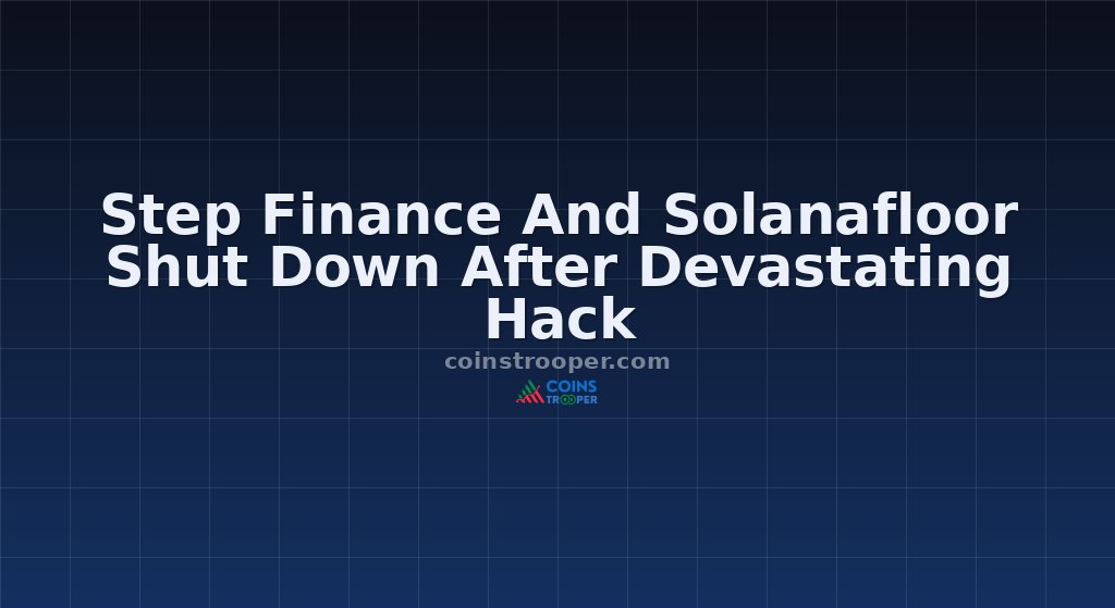 Step Finance And Solanafloor Shut Down After Devastating Hack
