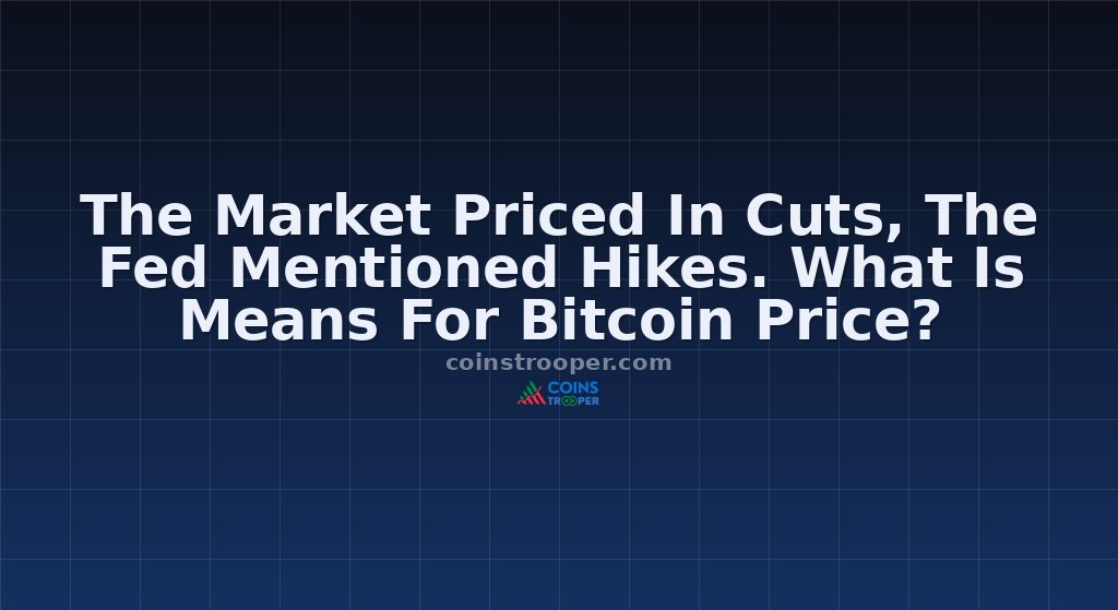 The Market Priced In Cuts, The Fed Mentioned Hikes. What Is Means For Bitcoin Price?