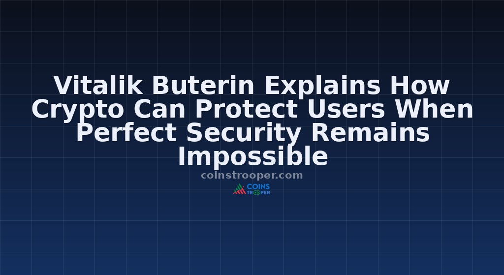 Vitalik Buterin Explains How Crypto Can Protect Users When Perfect Security Remains Impossible