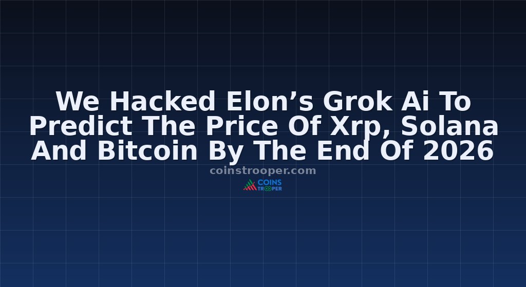 We Hacked Elon’s Grok Ai To Predict The Price Of Xrp, Solana And Bitcoin By The End Of 2026