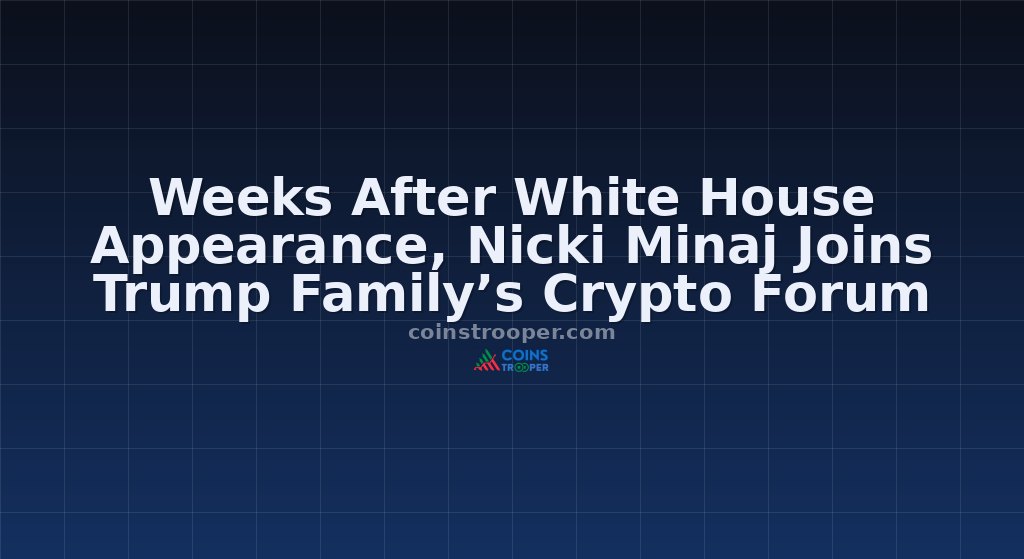 Weeks After White House Appearance, Nicki Minaj Joins Trump Family’s Crypto Forum