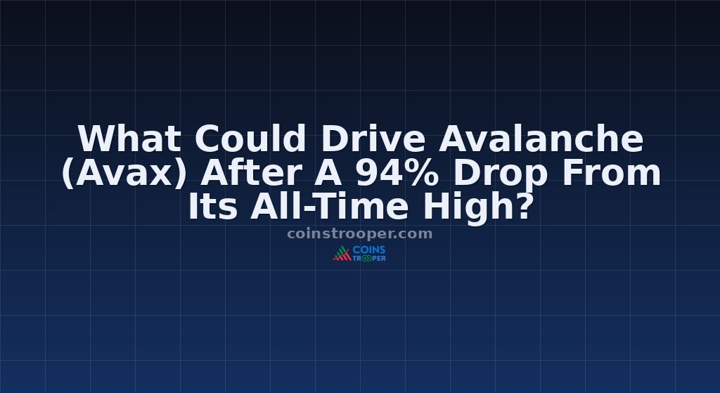 What Could Drive Avalanche (Avax) After A 94% Drop From Its All-Time High?