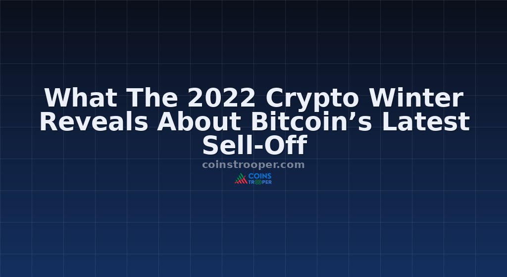 What The 2022 Crypto Winter Reveals About Bitcoin’s Latest Sell-Off