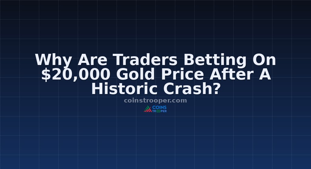 Why Are Traders Betting On $20,000 Gold Price After A Historic Crash?