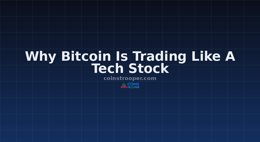Why Bitcoin Is Trading Like A Tech Stock