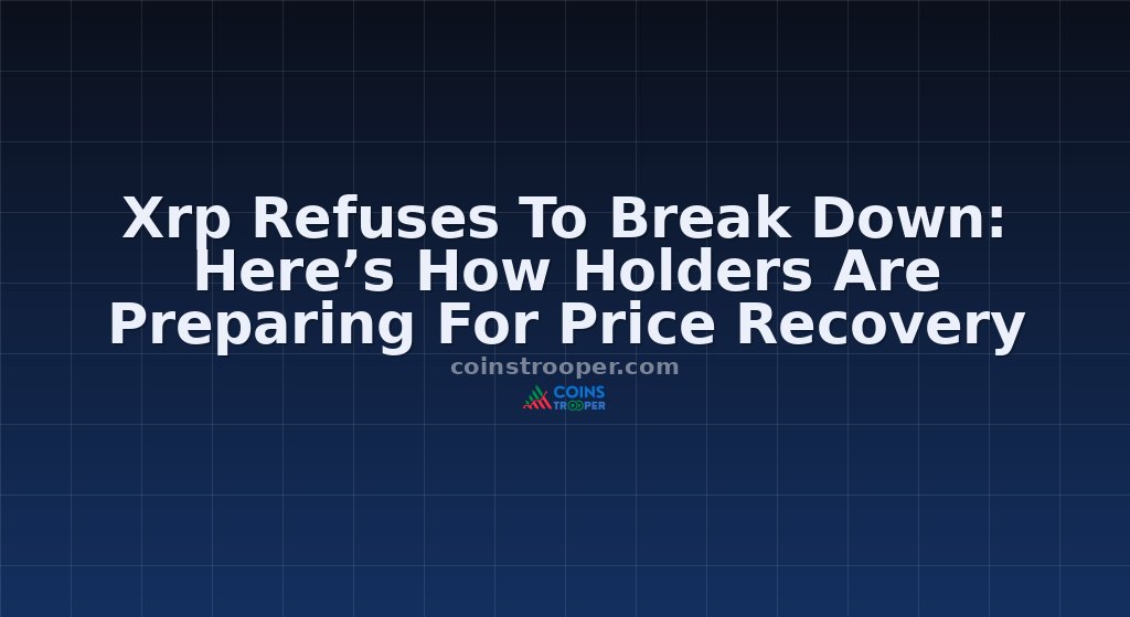Xrp Refuses To Break Down: Here’s How Holders Are Preparing For Price Recovery