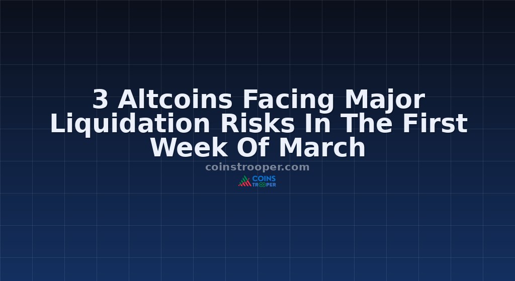 3 Altcoins Facing Major Liquidation Risks In The First Week Of March