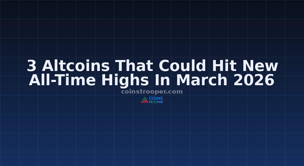 3 Altcoins That Could Hit New All-Time Highs In March 2026