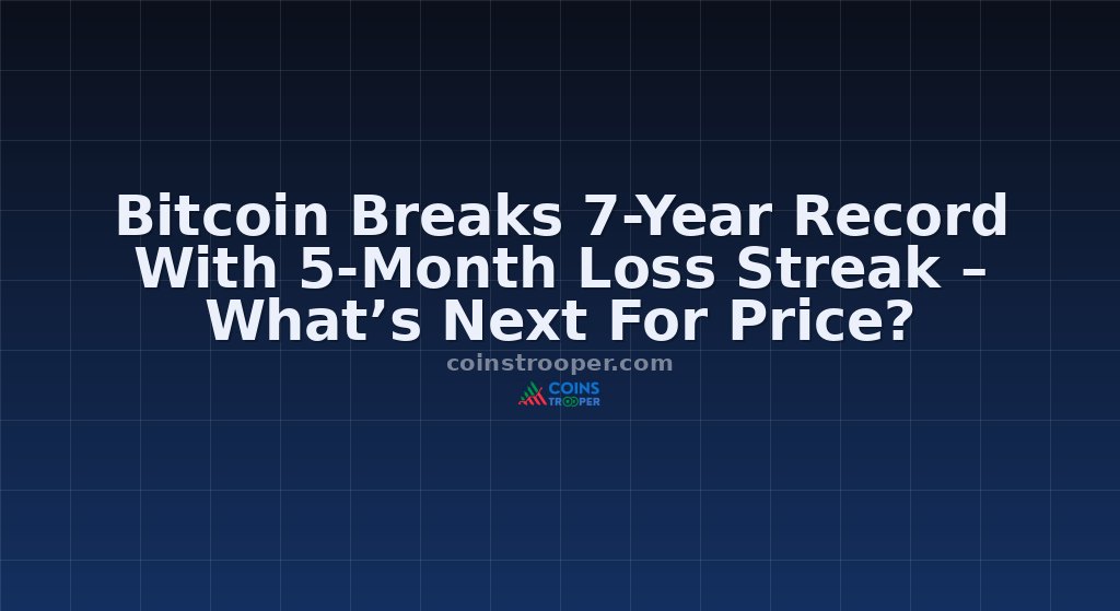 Bitcoin Breaks 7-Year Record With 5-Month Loss Streak – What’s Next For Price?