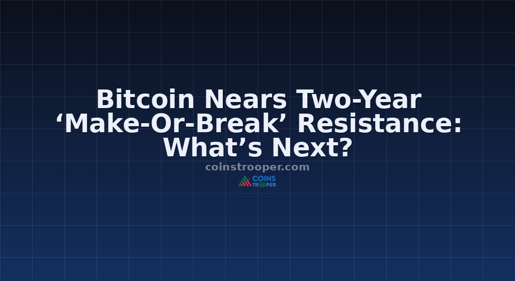 Bitcoin Nears Two-Year ‘Make-Or-Break’ Resistance: What’s Next?