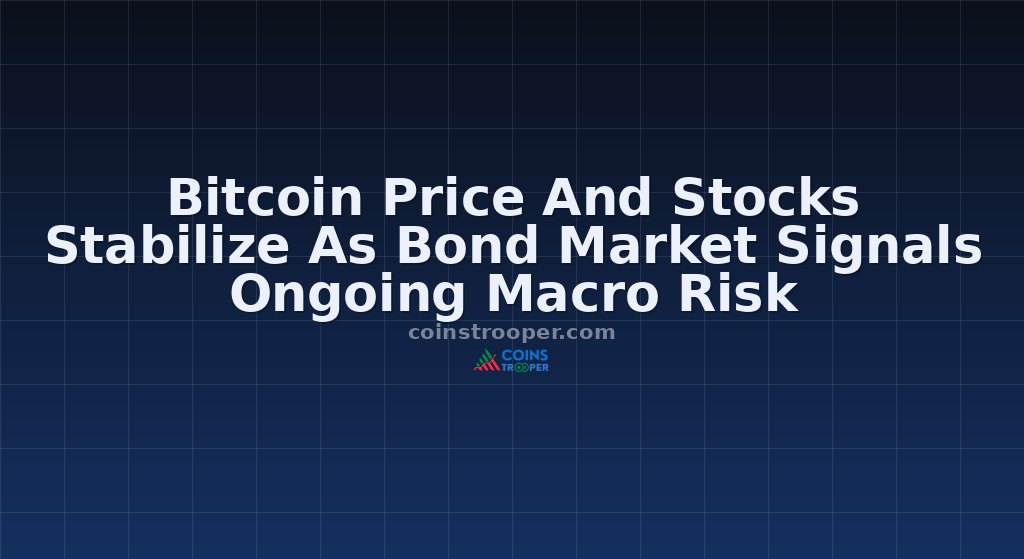 Bitcoin Price And Stocks Stabilize As Bond Market Signals Ongoing Macro Risk