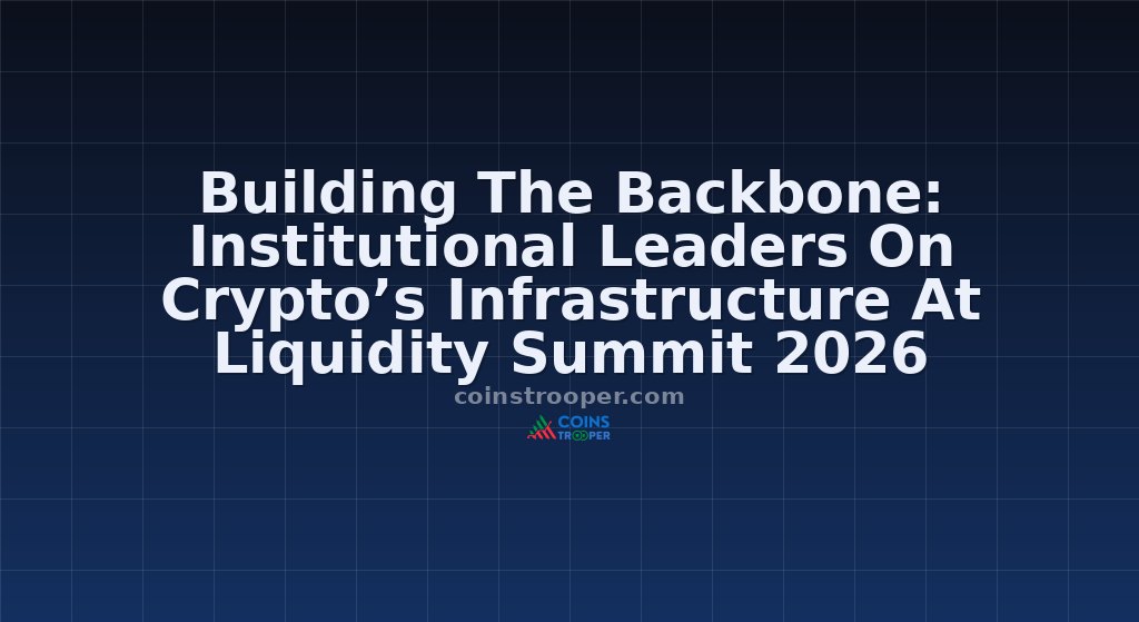 Building The Backbone: Institutional Leaders On Crypto’s Infrastructure At Liquidity Summit 2026
