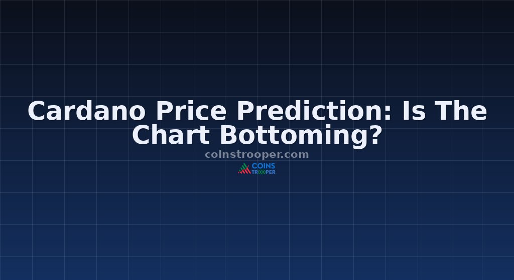 Cardano Price Prediction: Is The Chart Bottoming?