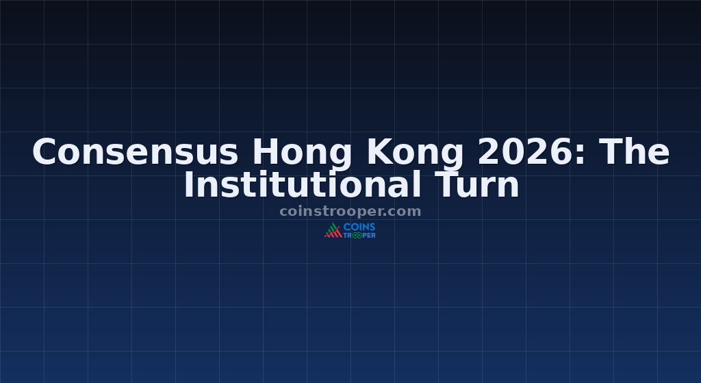 Consensus Hong Kong 2026: The Institutional Turn 