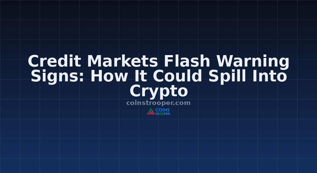 Credit Markets Flash Warning Signs: How It Could Spill Into Crypto