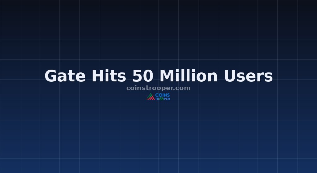Gate Hits 50 Million Users