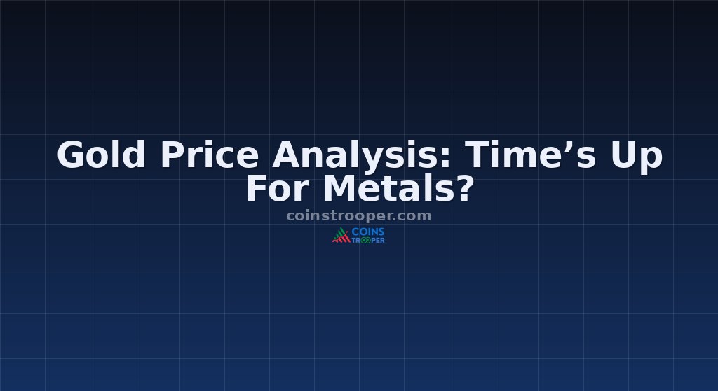 Gold Price Analysis: Time’s Up For Metals?