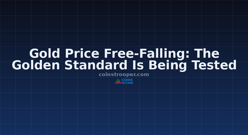 Gold Price Free-Falling: The Golden Standard Is Being Tested