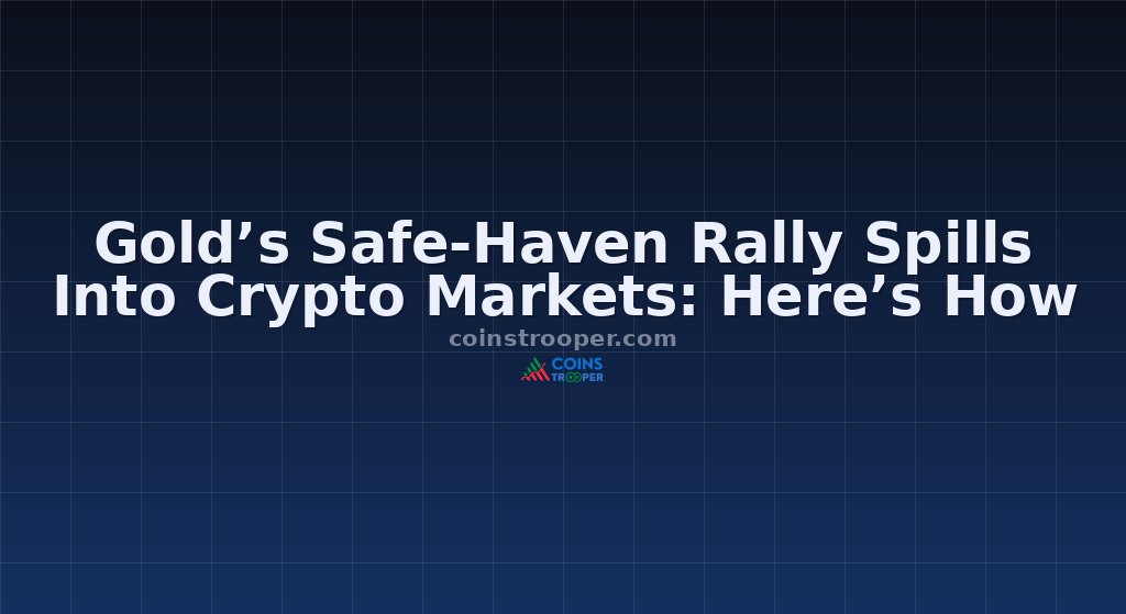 Gold’s Safe-Haven Rally Spills Into Crypto Markets: Here’s How