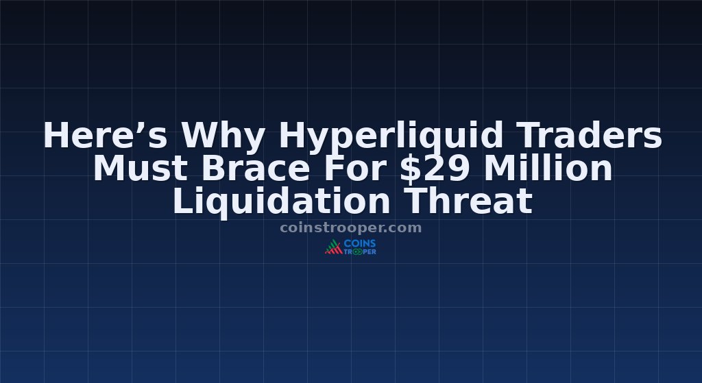 Here’s Why Hyperliquid Traders Must Brace For $29 Million Liquidation Threat