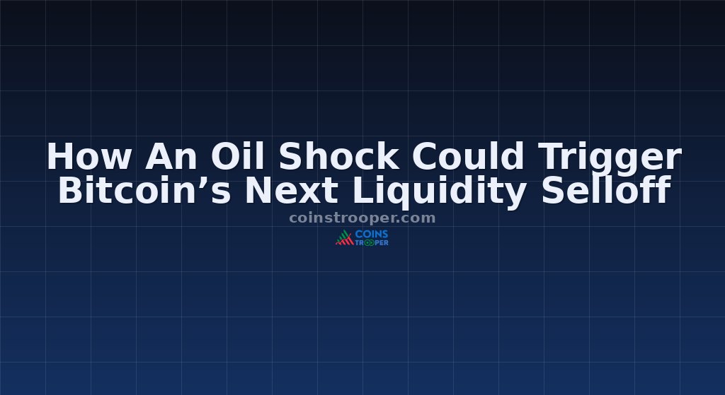 How An Oil Shock Could Trigger Bitcoin’s Next Liquidity Selloff