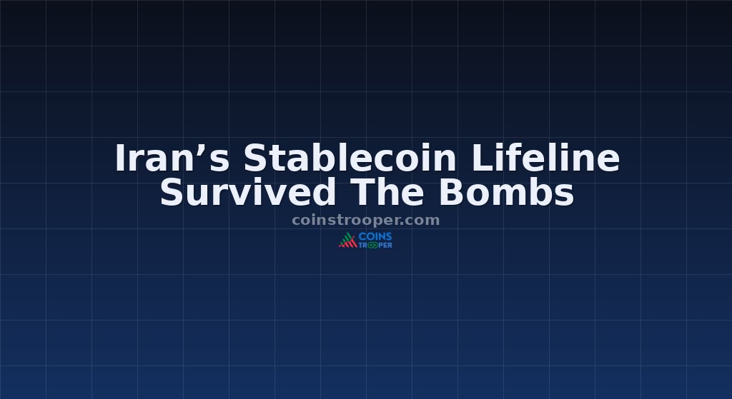 Iran’s Stablecoin Lifeline Survived The Bombs