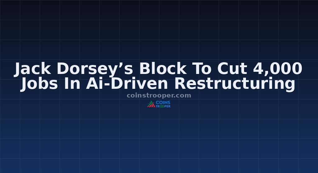 Jack Dorsey’s Block To Cut 4,000 Jobs In Ai-Driven Restructuring