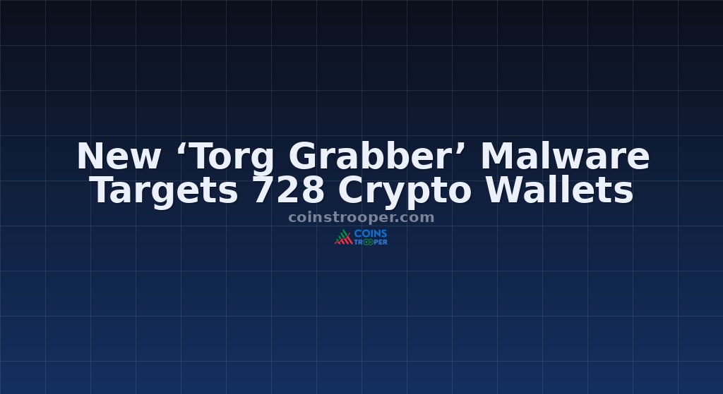 New ‘Torg Grabber’ Malware Targets 728 Crypto Wallets