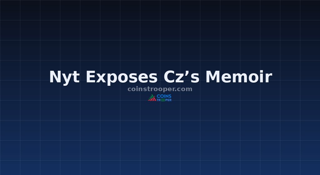 Nyt Exposes Cz’s Memoir