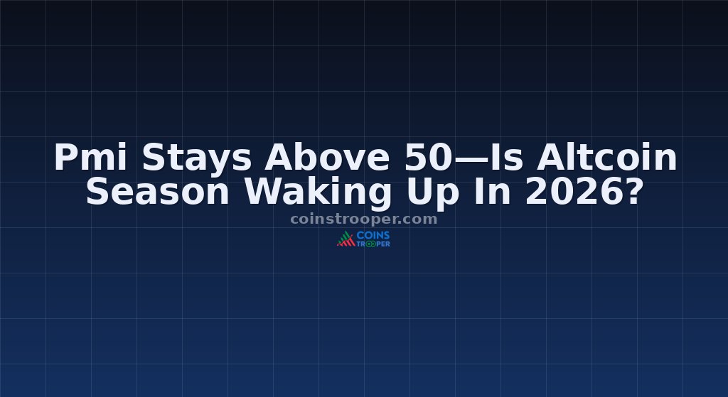 Pmi Stays Above 50—Is Altcoin Season Waking Up In 2026?